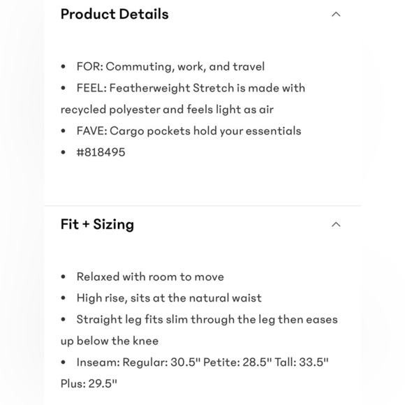 NWT Brooklyn Heights Aspen Olive Cargo Pant Size 10. - Picture 7 of 8